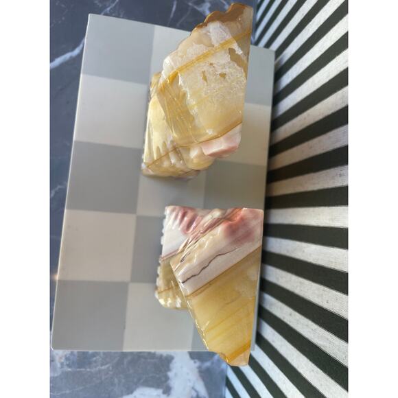 Pair of Aztec Onyx Bookend - Picture 5 of 9